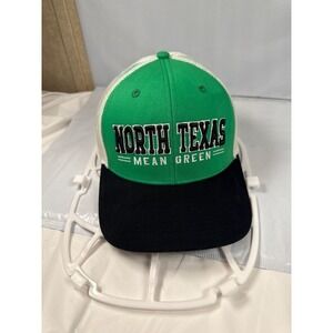 North Texas Mean Green University Snapback Trucker Hat - Green/White/Black